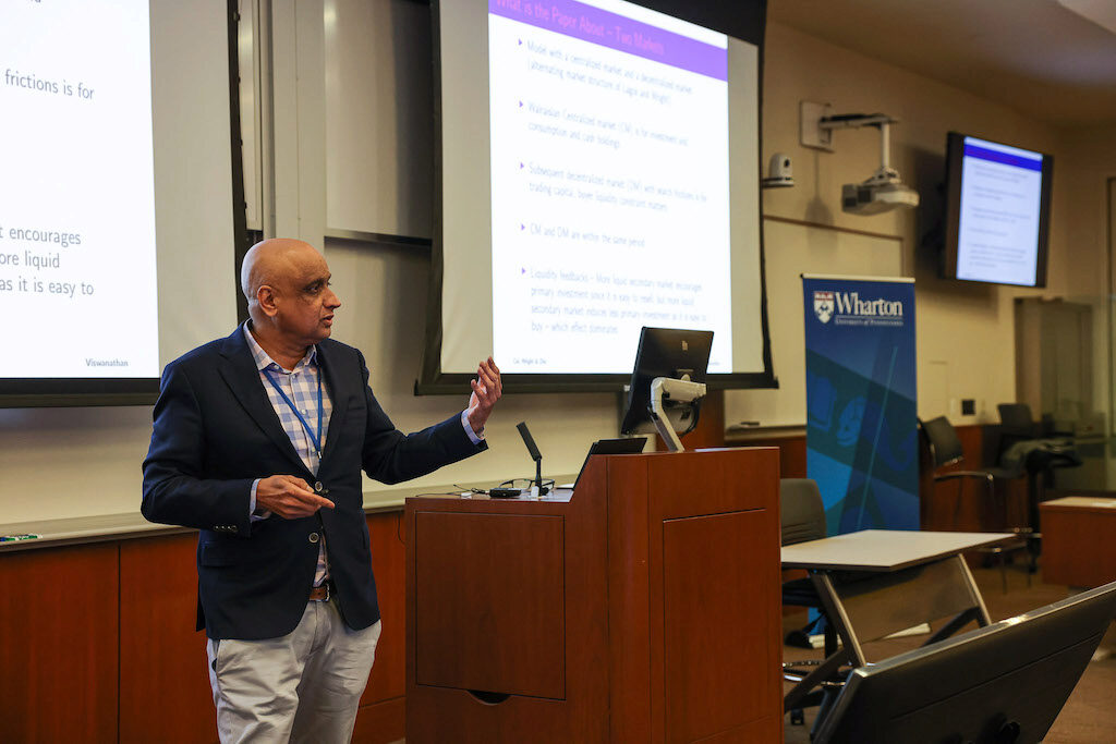 Vish Visvanathan discusses a lecture