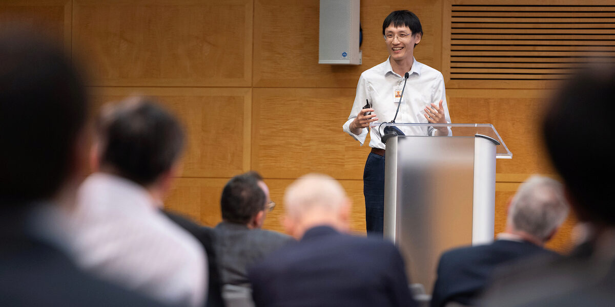 Yao Zeng Yao Zeng, assistant professor of finance at Wharton, gives a discussion during the 2024 IMF-WIFPR Conference