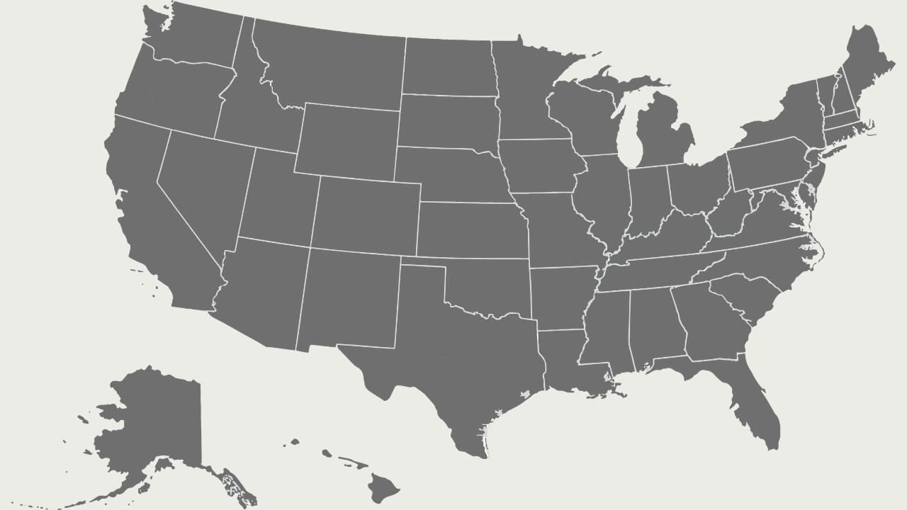 A map of the United States